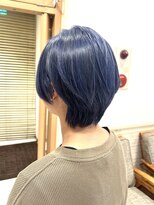 ネオリーブサイン 大森店(Neolive sign)&nbsp;ネイビーブルー　ブリーチ１回　大森
