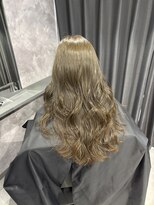 ネームレス 心斎橋(nameless)&nbsp;オリーブベージュ×髪質改善TR 艶ロング｜心斎橋 色落ち綺麗