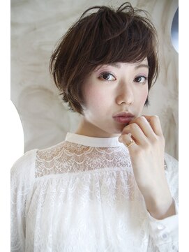 ブーケ(BOUQUET) 「BOUQUET」ジューシーナチュラルボブショート　ブルージュ