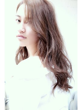 ホラン(HoLan) 【HoLan】くせ毛風ルーズカールxピンクベージュxふわミディ☆