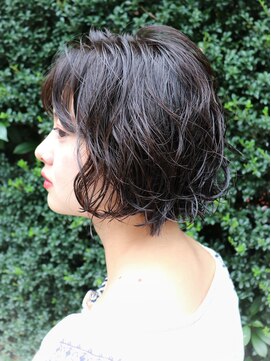 ヘアーサロン ニュアンス(HAIR SALON nuance) ミニボブ　質感パーマ