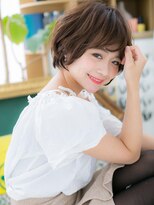 カバーヘア ブリス 川口(COVER HAIR bliss)&nbsp;*bliss川口*前下がりボブ★くせ毛風ラブカールa!