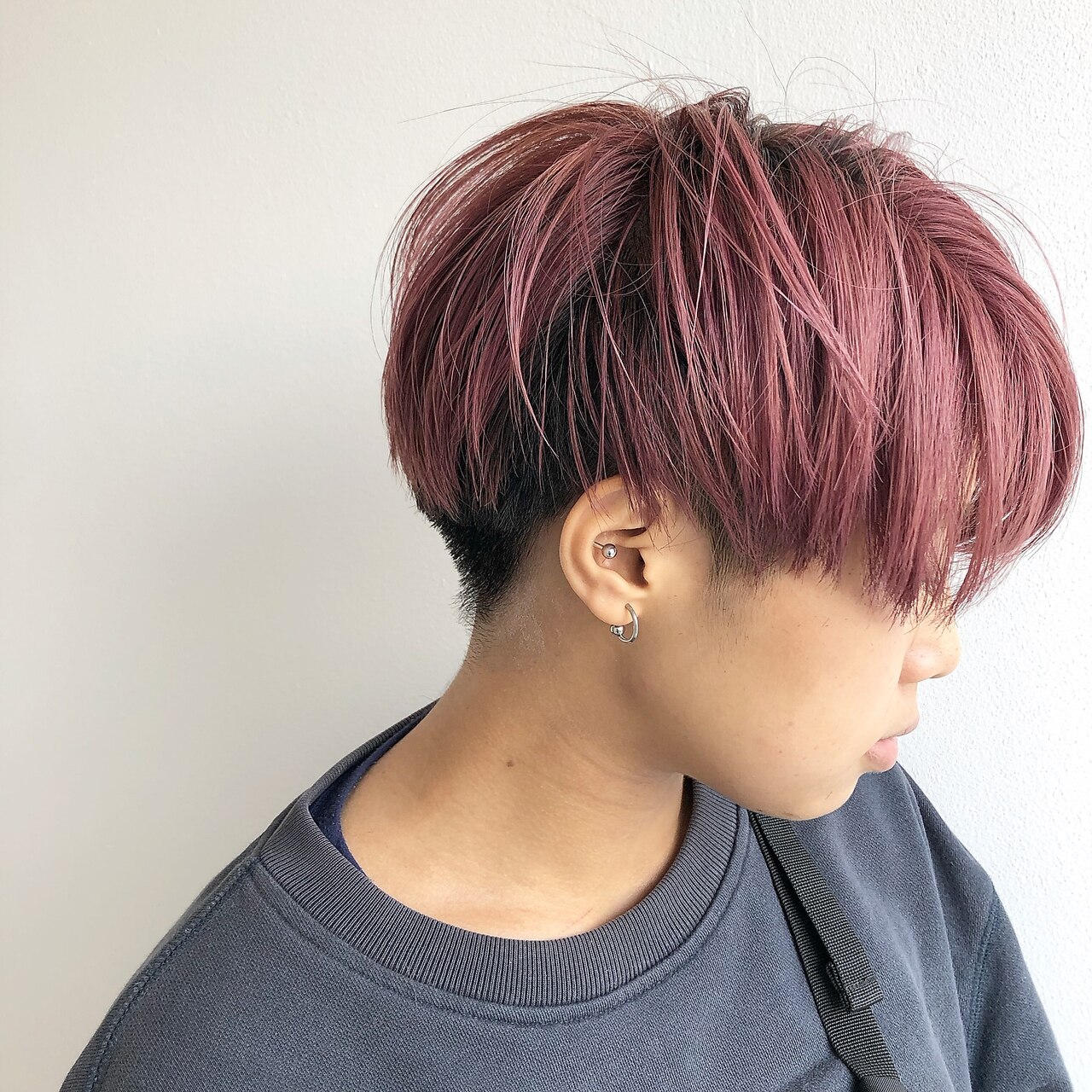 RAYS/金本】外国人風ショートボブ×アッシュピンク-k19