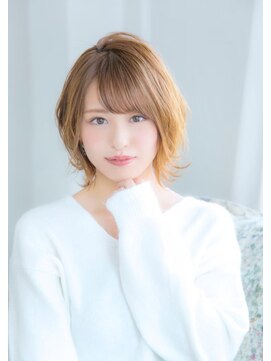 レーヴバイロンド 仙台(Reve by Lond) 外ハネアレンジ小顔ボブ