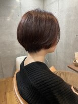 ツリーヘアサロン(Tree Hair Salon) ボルドーカラーショート 30代40代【髪質改善】【oggiotto】