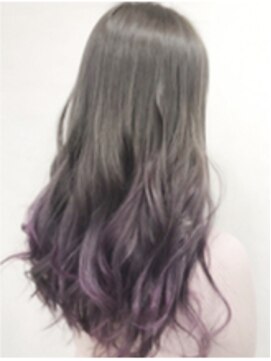 ヘアリゾートエーアイ 高田馬場店(hair resort Ai) 柔らかなピンクパープルロングヘアー