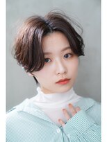 アルティナ(artina)&nbsp;前髪なしショート_ブルーグレージュ_グレイアッシュ2