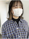 インナーカラー ベージュ イルミナカラー