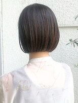 アイティーバイアルバム 藤沢店(IT by ALBUM)&nbsp;ブラウンミニボブ_アースカラーくびれヘアツートン_ba377451