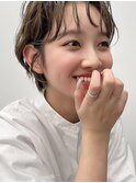 【大人かわいい】上品な無造作ショートヘア