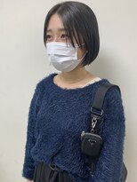 イオエ(ioe)&nbsp;黒髪/ボブルフ/ネビージュ/小顔/ワンレン/髪質改善/グレージュ