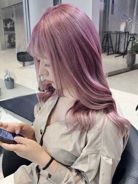 韓国/艶ピンク/10代20代