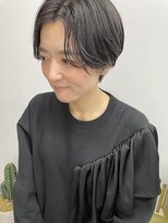 サロン(CI'SALON)&nbsp;ハンサムショート×シルバーグレイ