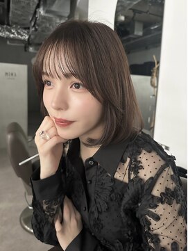 ミンクスオーバー(MINX OVER) 【ボブ】結べるボブ/ミニウルフ/チェリーブラウン/美髪