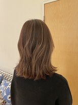 オーガニックエコ 川越(organic+eco)&nbsp;30代40代大人かっこいいベージュハイライト×ミディ