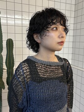 スタニング 渋谷(STUNNING.) くるくるパーマ　ショートパーマ