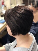 ヘアークリアー 春日部&nbsp;大人の刈り上げショートボブ/白髪染め/30代40代50代/小顔