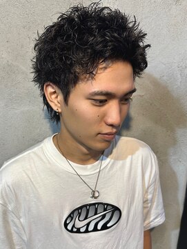 ニアウ 高崎店(Niau) メンズショートスパイキーショートショートパーマ群馬高崎メンズ