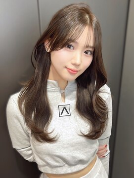 ユーフォリア 渋谷グランデ(Euphoria SHIBUYA GRANDE) くびれヘア 韓国風巻き レイヤーカット 顔周りカット 透明感