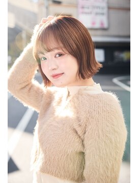 リミットバイアフィナー 大宮店(limit by Afinar) 外ハネボブ/切りっぱなしボブ/モカブロンド