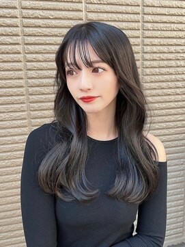 エル 北千住(elu) ブルーカラー_ワインレッド_お団子ヘア