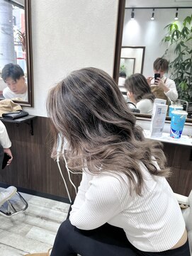 ベルヘアーデザイン 堺東(Belle hair Design) バレイヤージュ/グラデーション/グラデーションカラー/堺東