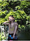 ストリート系×ウルフカット