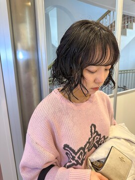 アム(amu) ボブパーマ/パーマボブ/デジタルパーマ/ウェーブボブ