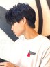 メンズカット+ニュアンスパーマ+眉毛カット￥11500[新小岩/men's]