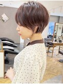 大人可愛いショート/ベージュカラー/2way [熊本/上通/下通〕