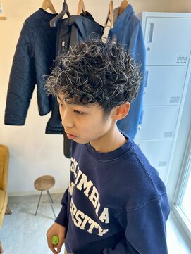 メイヘア(May Hair) メンズパーマとハイライト
