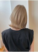 柏で１番綺麗な髪質改善ミニウルフダブルカラーショートボブ