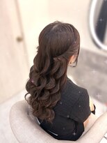 ヘア サロン クラン ソア 心斎橋店(hair salon clan soar)&nbsp;ねじりハーフツイン【クランソア】ヘアメ/ヘアセット/心斎橋