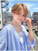 大人可愛いハンサムショート
