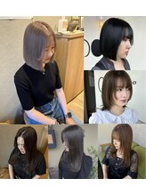 《stylist : 植田優菜》canamo__yuuna#レイヤー#ボブ#ウルフ#ブリーチカラー#ブリーチなしカラー