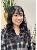 ムースつけるだけ！簡単セットウェーブパーマ