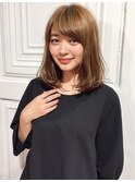 ワンカールミディアム×似合わせカット×メルティカラー[横浜駅]