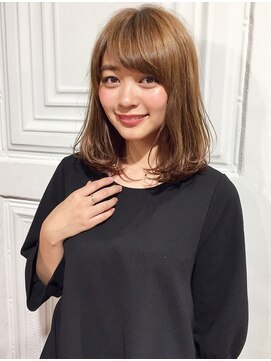 ロシェ 横浜店(loche) ワンカールミディアム×似合わせカット×メルティカラー[横浜駅]