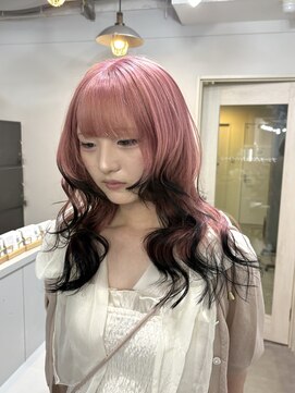 シェイロ(Cielro) 【ピンクカラー×裾ブラック】SAKI