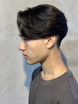 ニアウ 高崎店(Niau) センターパート曲がる縮毛矯正メンズパーマ韓国スタイル群馬高崎