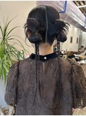 ツインタイトシニヨン