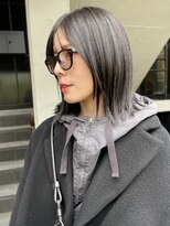 スク(SUKU)&nbsp;結べるボブ×ダークグレー