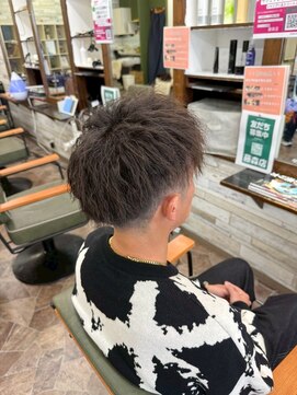 アンサ 藤森店(ANSA) 束感刈り上げメンズショート