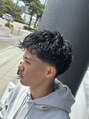 ノア 宜野湾店(Noah)&nbsp;短髪にピンパーマをかけたスタイルでセットしやすいです！