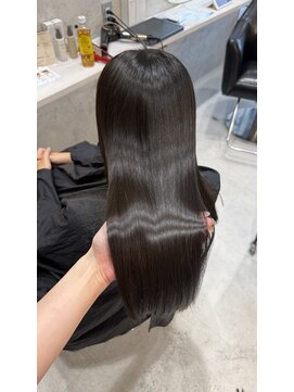 髪屋 紬 髪質改善ストレート