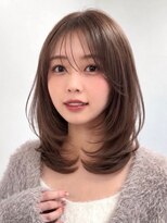 アビー(ABBEY3)&nbsp;レイヤーカットミディアムレイヤーハッシュカットハイレイヤー