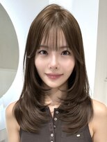 ヨロ 上野(YOLO)&nbsp;ハイライトカラーミルクティーベージュケアブリーチダブルカラー