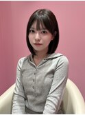 ダークパープル/ナチュラルショート/ミルクブラウン/夏/北中城