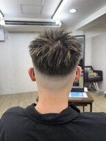 スウェル 成田店(Swell)&nbsp;フェードショートハイライト[成田駅/Men's/メンズカット/パーマ]