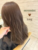 ノヴェル 富沢店(NOVEL) moss mint×long hair